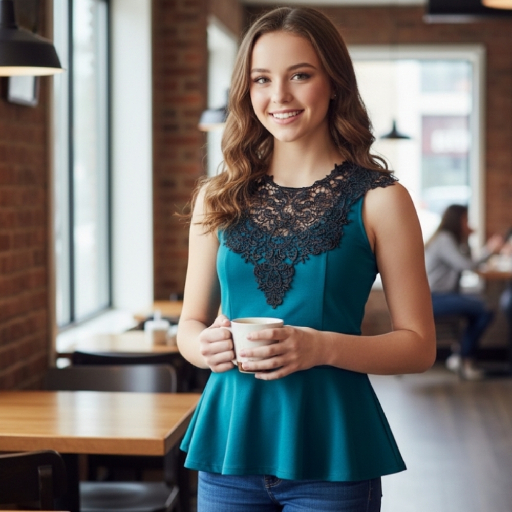 Lace top Mermaid Blouse